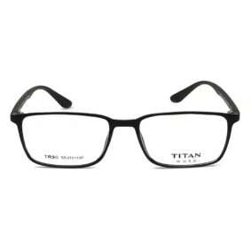 TITAN Black Wayfarer Rimmed Eyeglasses (TW1112MFP2|54)