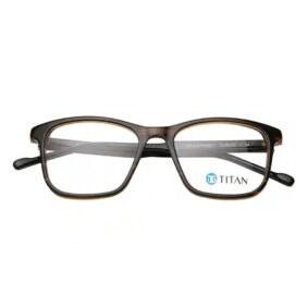 TITAN Brown Square Men Eyeglasses (TC1054MFP5MBRV|53)