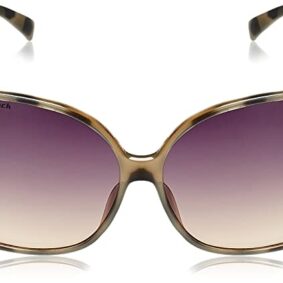 Fastrack Oversized Sunglasses (Demi_Brown) (P256PR2F)